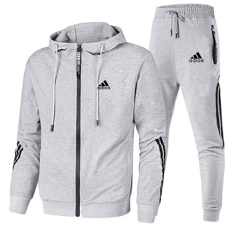 Winter Clothing Equipment - Spring Autumn Men Tracksuits Sets Long