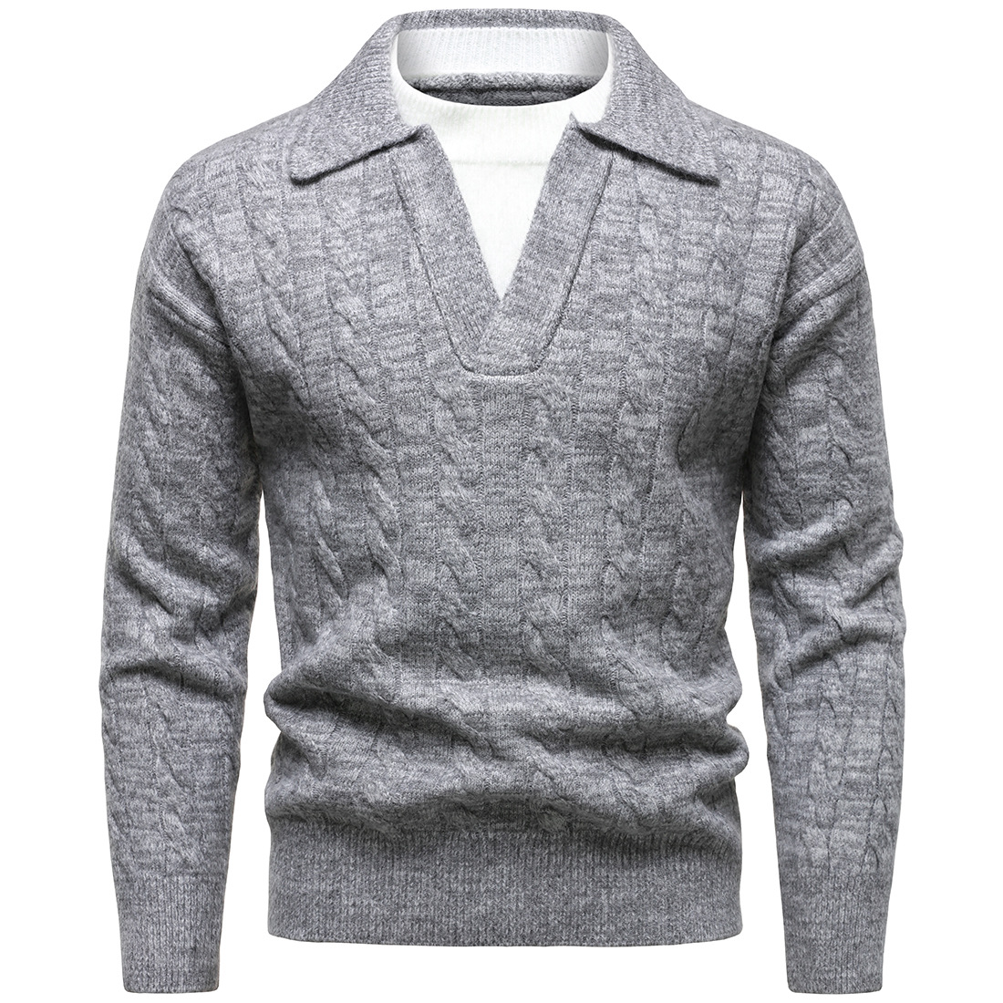 British Style Henry V-Neck Swe - đánh giá và giá Wool Blend Coat