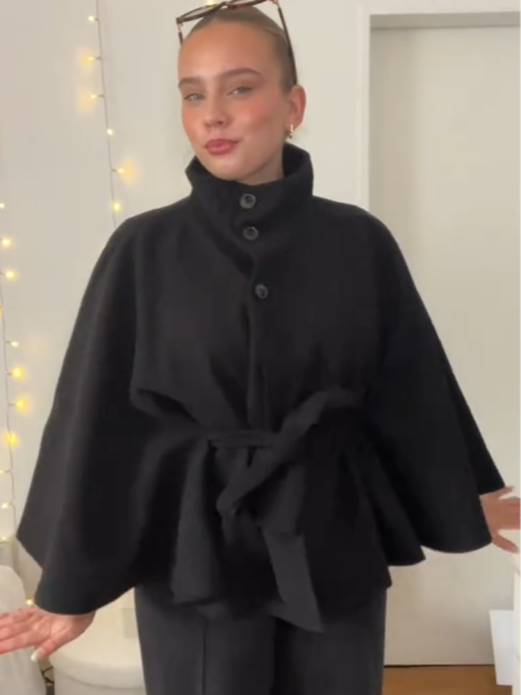 Elegant Wool Blend Cropped Coa - đánh giá và giá Wool Blend Coat