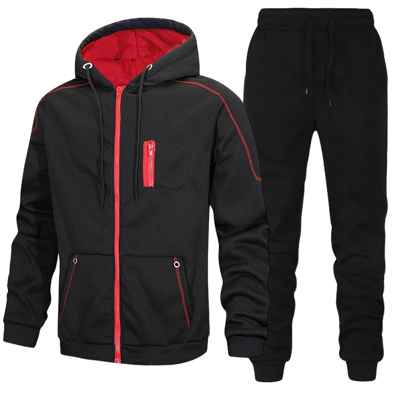 Fashion Men's Tracksuit Casual - đánh giá và giá Winter Clothing Equipment