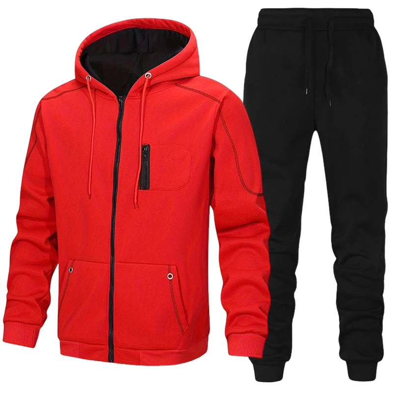 Fashion Men's Tracksuit Casual - đánh giá và giá Winter Clothing Equipment