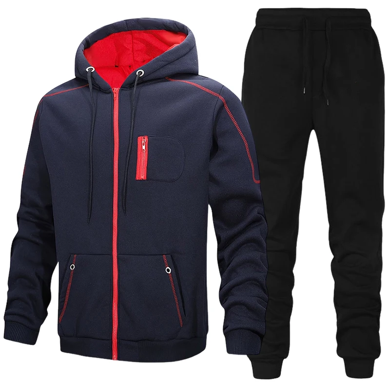Fashion Men's Tracksuit Casual - đánh giá và giá Winter Clothing Equipment