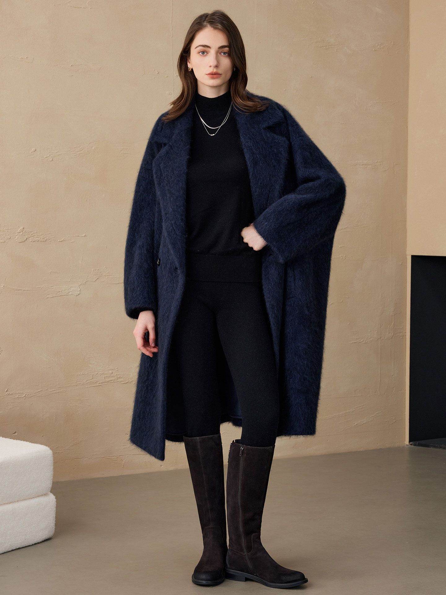 Allingentle Women's Blazer Woo - đánh giá và giá Wool Blend Coat
