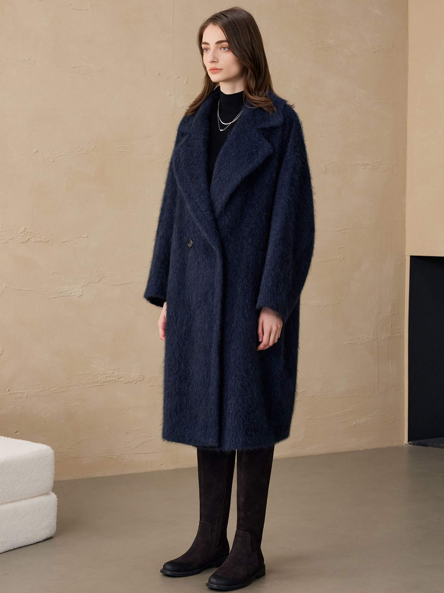 Allingentle Women's Blazer Woo - đánh giá và giá Wool Blend Coat