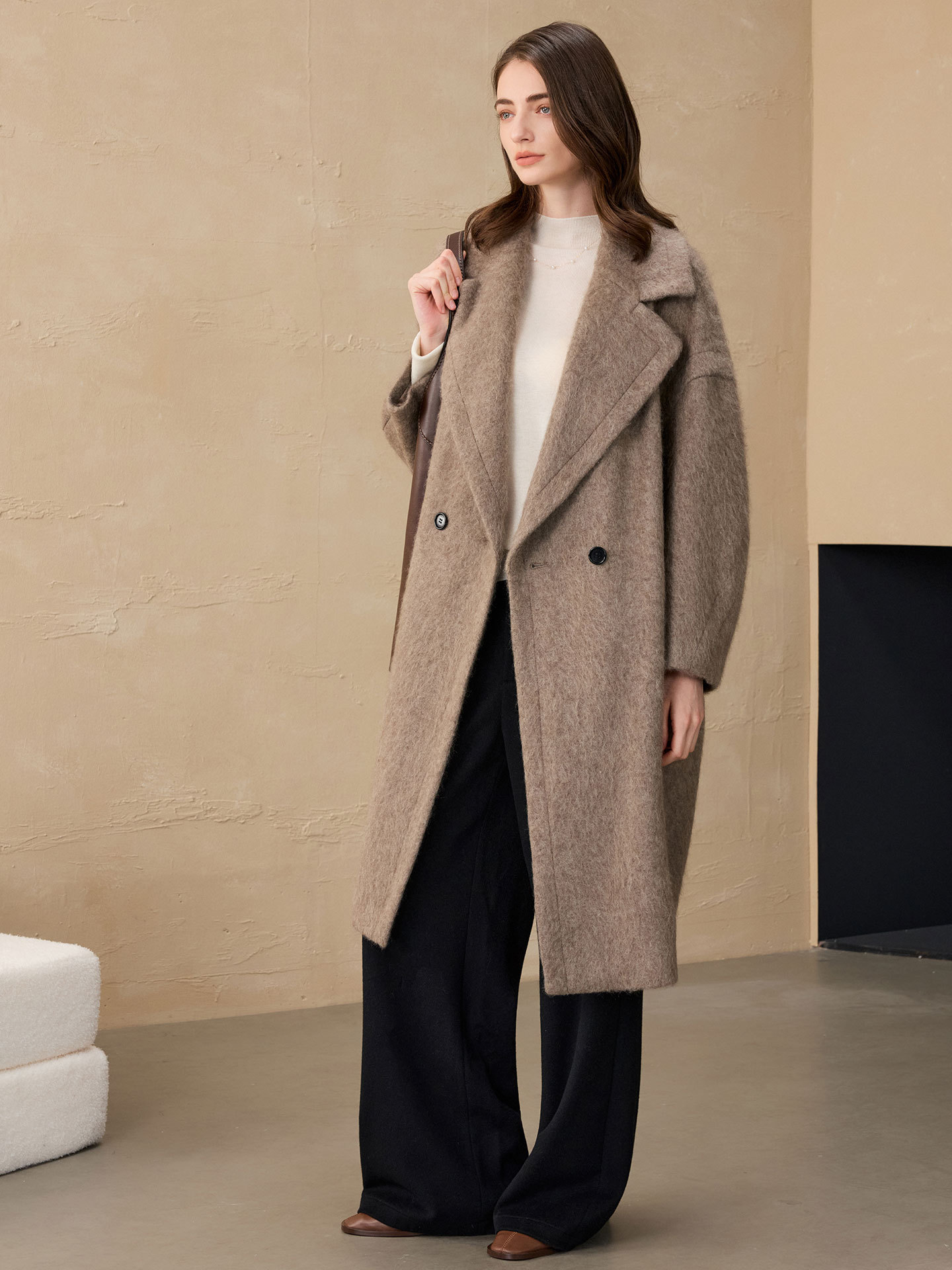 Allingentle Women's Blazer Woo - đánh giá và giá Wool Blend Coat