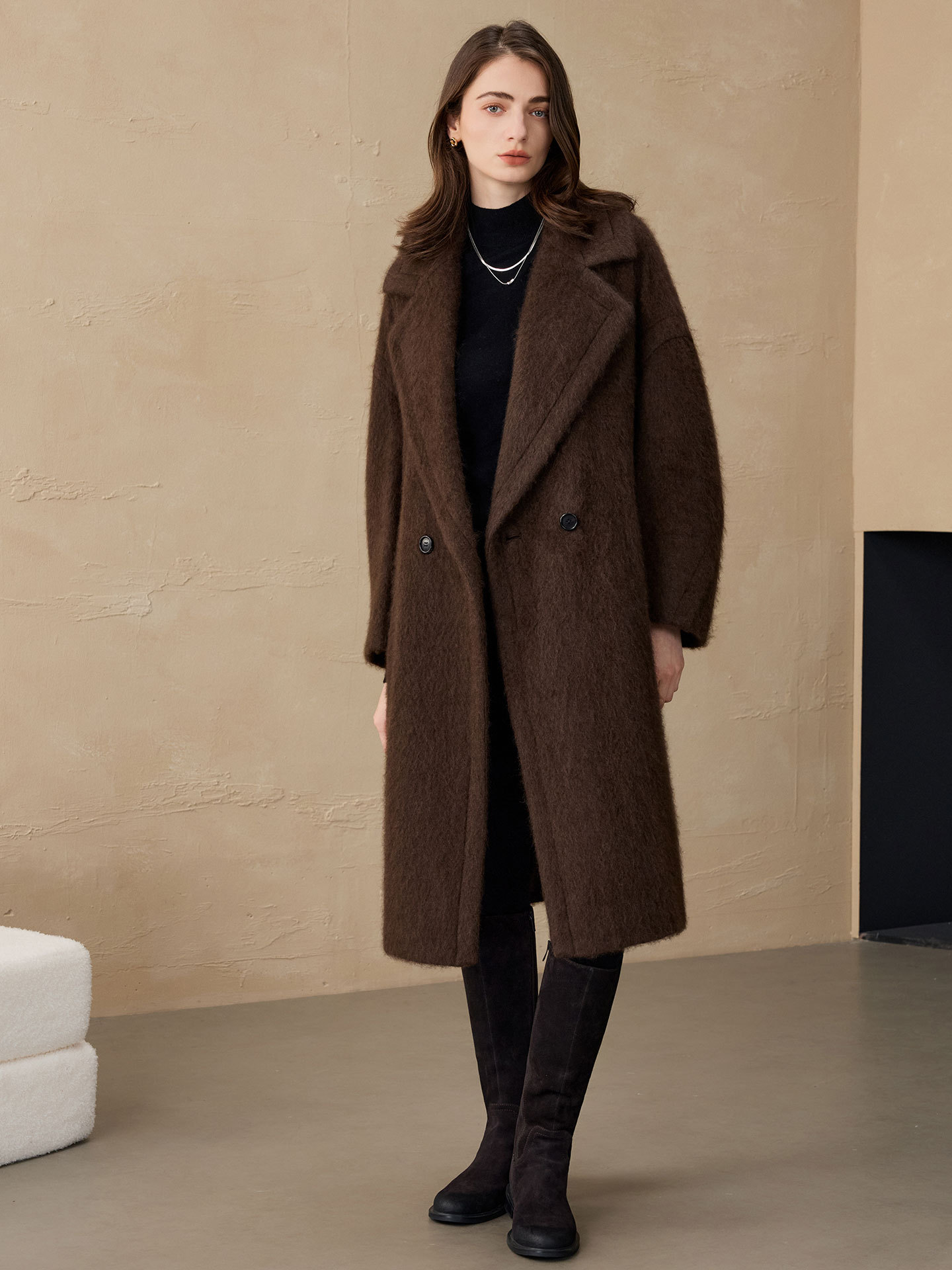 Allingentle Women's Blazer Woo - đánh giá và giá Wool Blend Coat