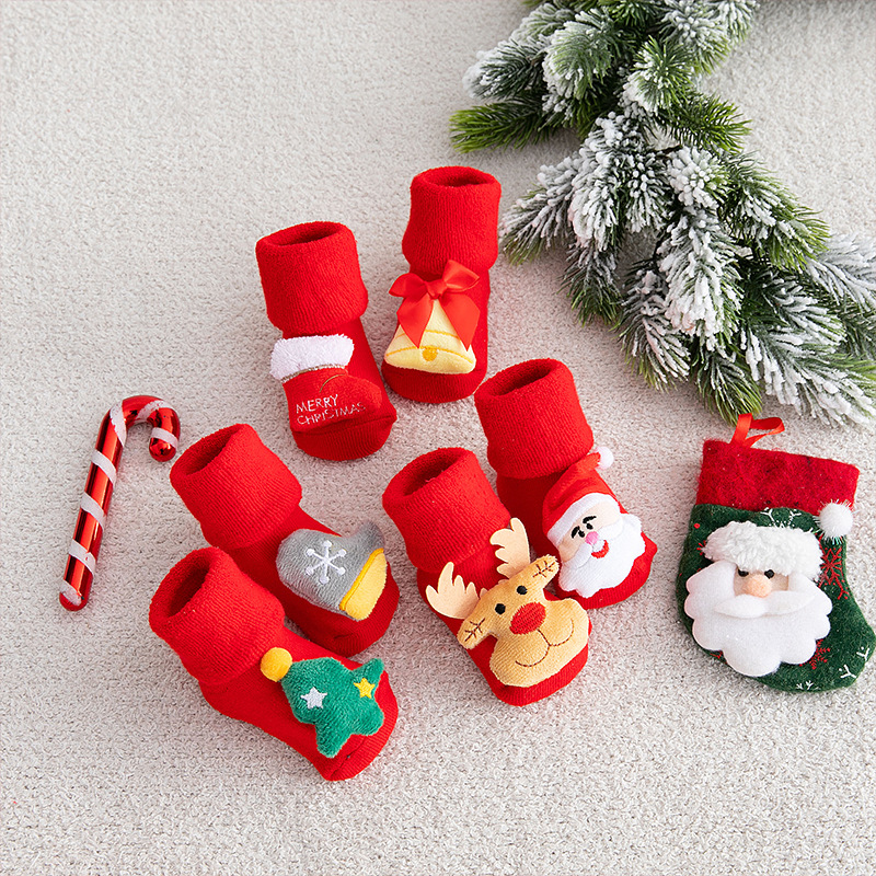 Baby Christmas Socks Newborns  - đánh giá và giá Winter Clothing 1 Year Old