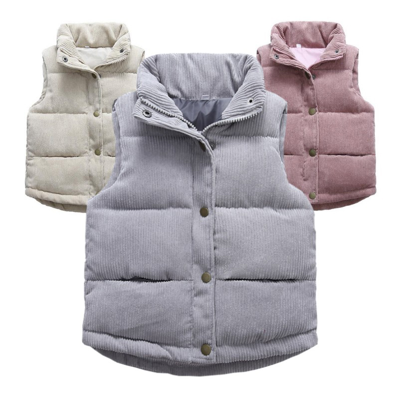 Kids Boys Girls Corduroy Vests - đánh giá và giá Winter Clothing Boys