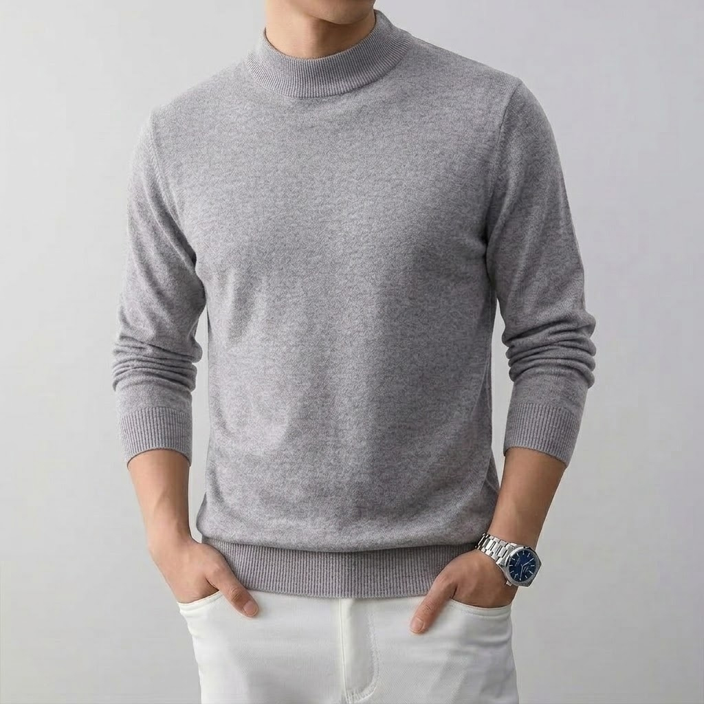 Men's Solid High Stretch Mock  - đánh giá và giá Wool Blend Coat