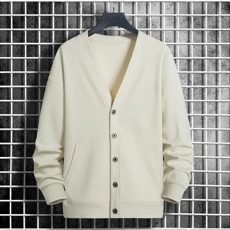 Knit Cardigan Men Korean Style - đánh giá và giá Wool Blend Coat