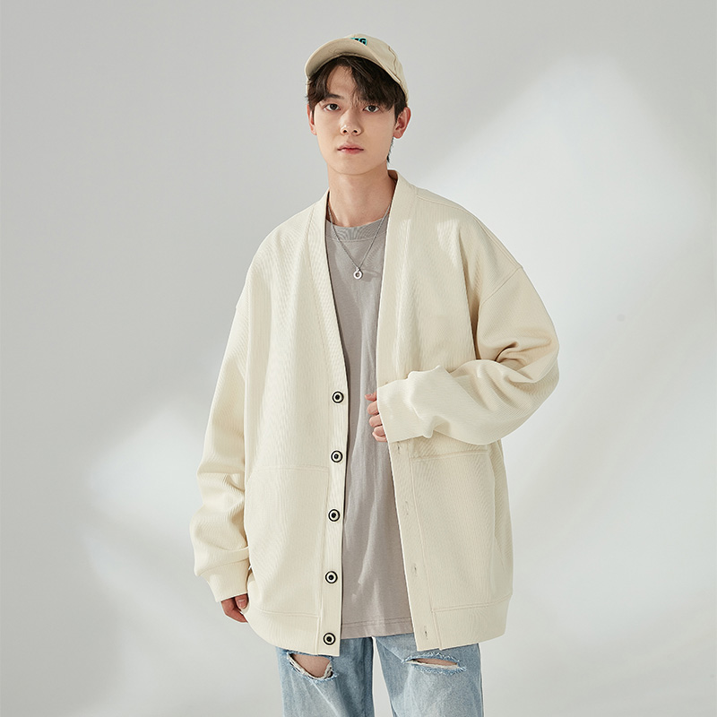 Knit Cardigan Men Korean Style - đánh giá và giá Wool Blend Coat