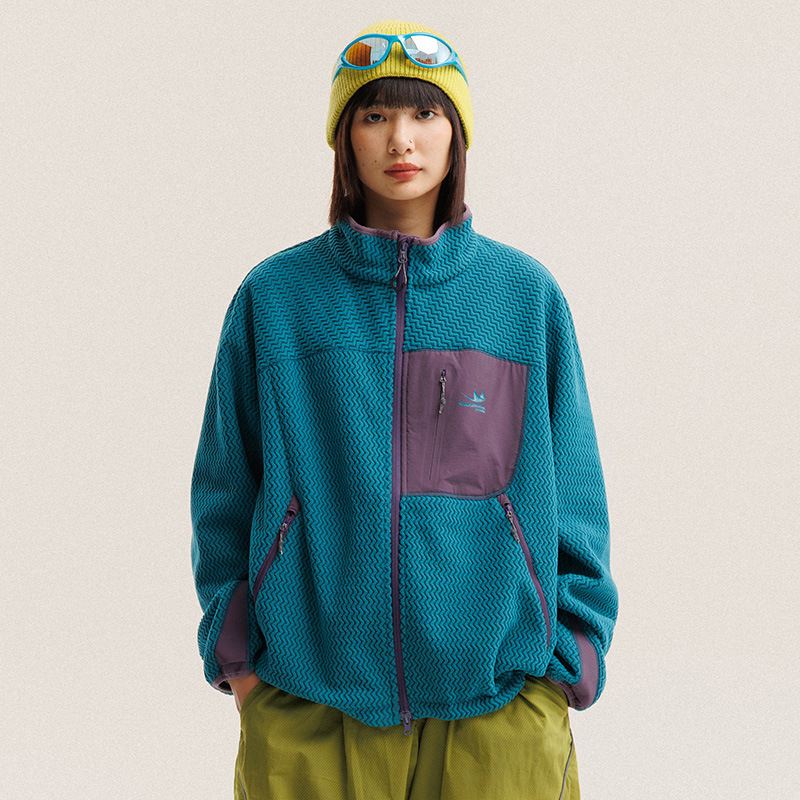 Autumn Winter Polar Fleece Wav - đánh giá và giá Wool Blend Coat