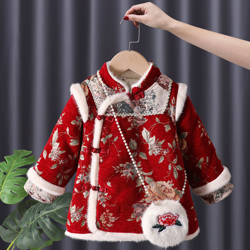 Winter Baby Girls Hanfu Kids P - đánh giá và giá Winter Clothing For Babies
