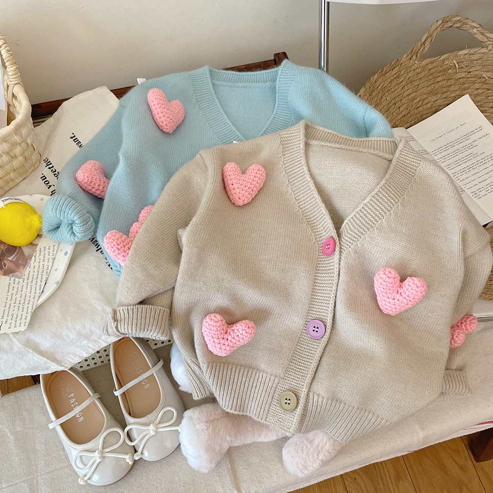 Girls Sweaters Coat Three-Dime - đánh giá và giá Winter Clothing 1 Year Old