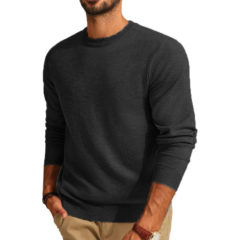 Men's Long Sleeve Sweaters Cre - đánh giá và giá Wool Blend Coat